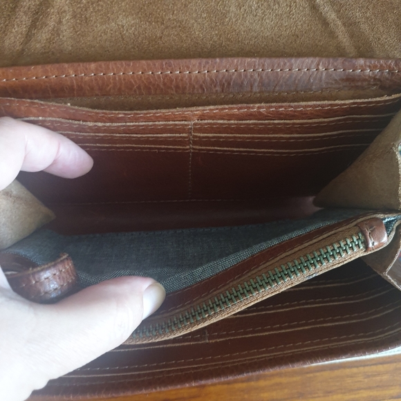 Elk tan leather large wallet - Picture 4 of 11